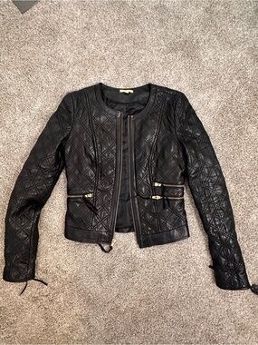 Giani Bini quilted Leather moto jacket